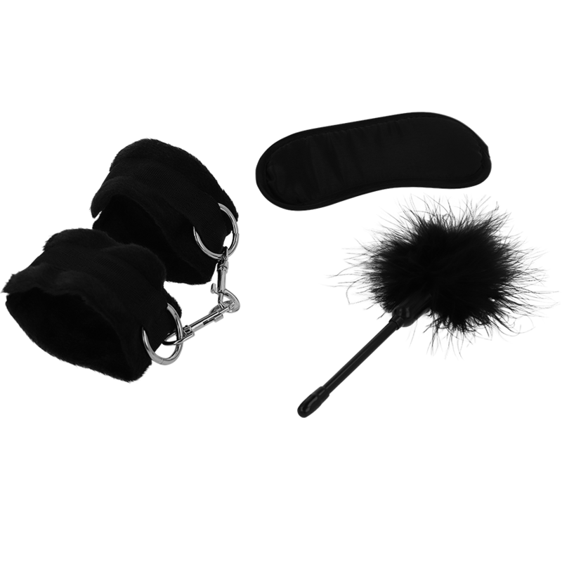 Intense – Fetish Erotikspielset 2 mit Handschellen, Blindmaske und…