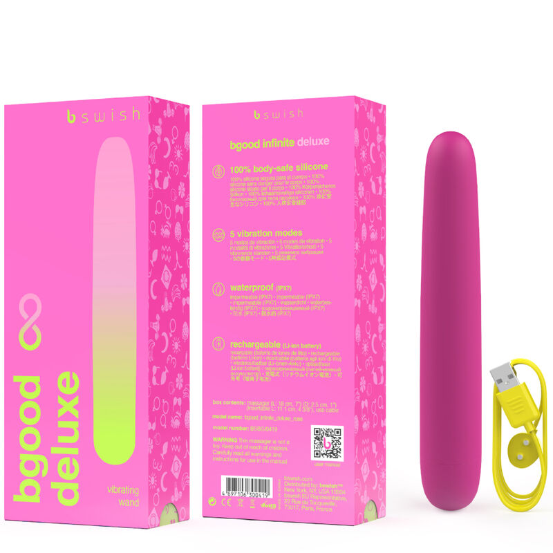 B Swish – Bgood Infinite Deluxe Wiederaufladbarer Vibrator Rosa…