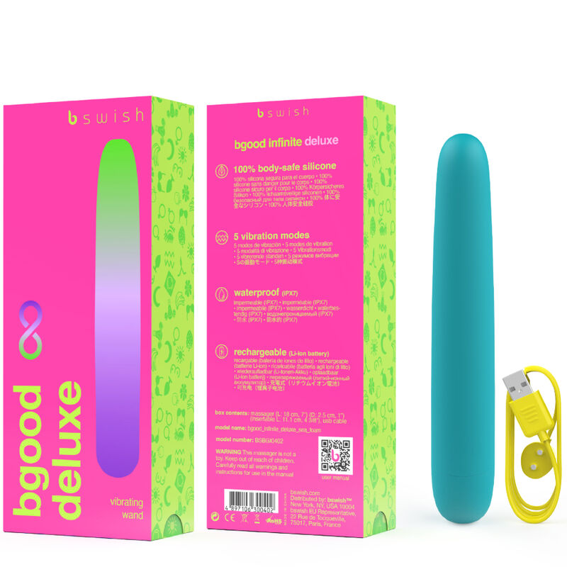 B Swish – Bgood Infinite Deluxe Wiederaufladbarer Vibrator Blaues…