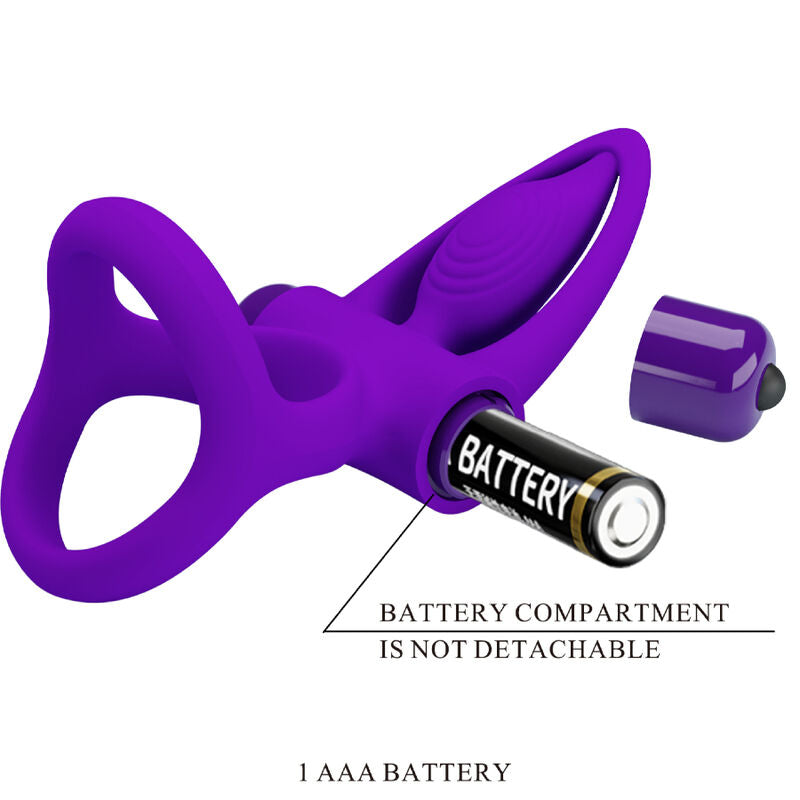 Pretty Love – Vibratorring 10 Vibrationen Lila Silikon
