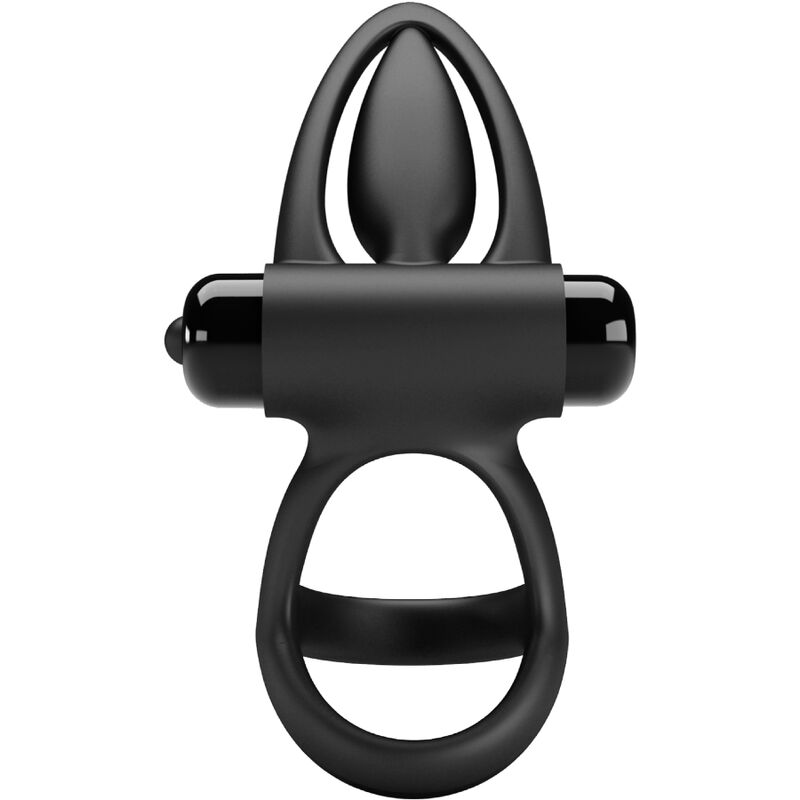 Pretty Love – Vibrationsring 10 Vibrationen Schwarzes Silikon
