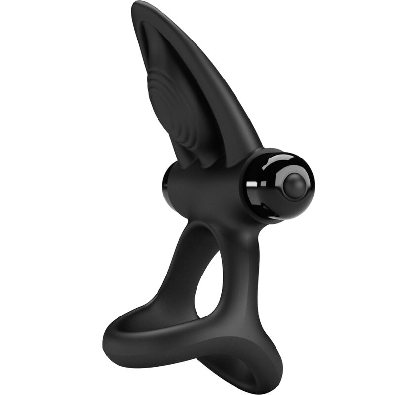 Pretty Love – Vibrationsring 10 Vibrationen Schwarzes Silikon