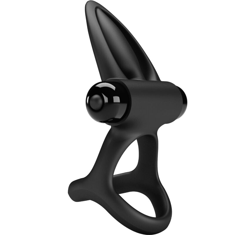 Pretty Love – Vibrationsring 10 Vibrationen Schwarzes Silikon