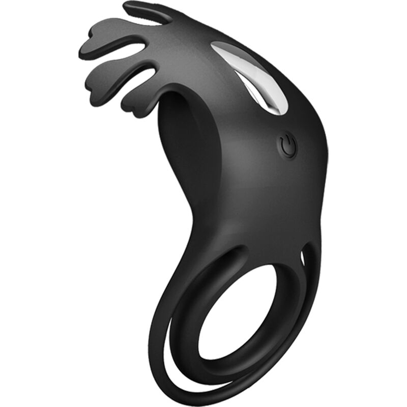 Pretty Love – Ruben Vibratorring 7 Vibrationen Schwarzes Silikon