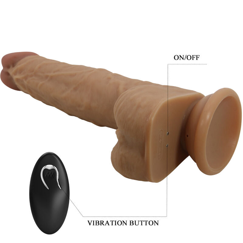 Pretty Love – Jonathan Silikondildo 3 Vibrationen + 3…