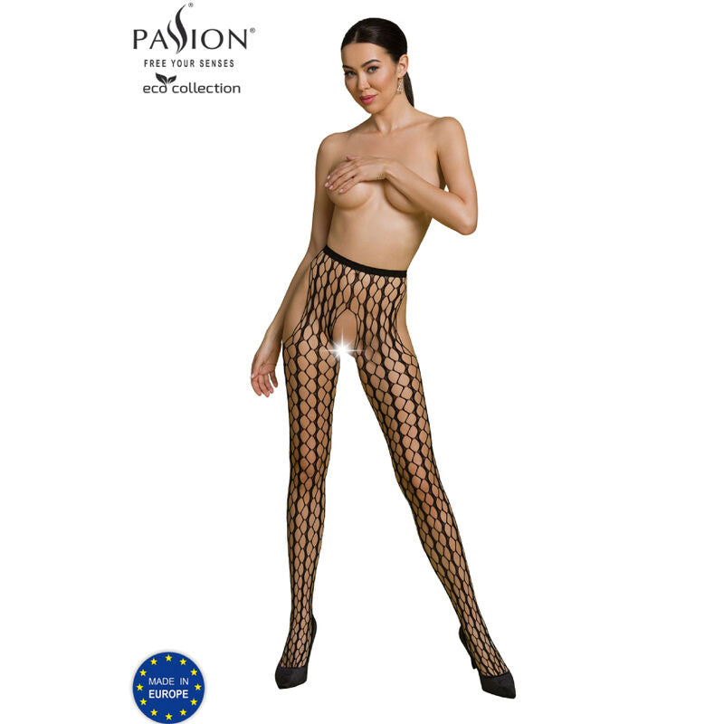 Passion Eco Collection Bodystocking Eco S007 Schwarz