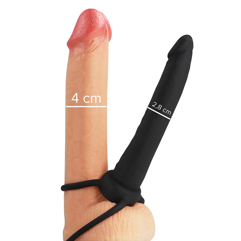 Mythology – Cobi Onyx Anal Dildo mit Schwanz- und Hodenring 13 cm…