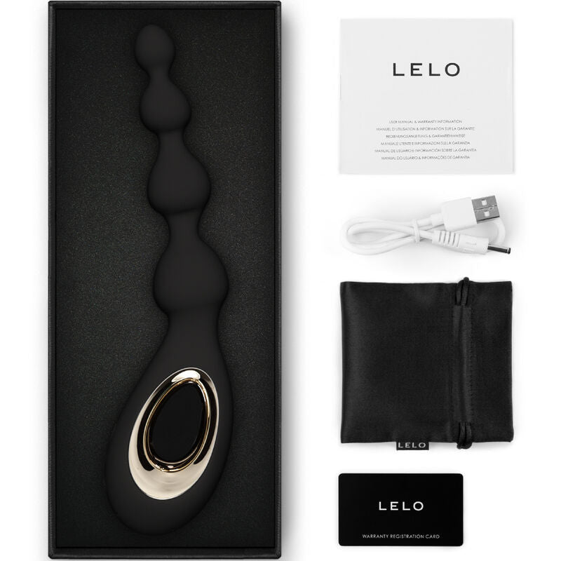LELO Soraya Beads Schwarzes Analmassager