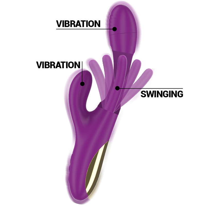 Intense – Apolo Wiederaufladbarer Multifunktionsvibrator 7…