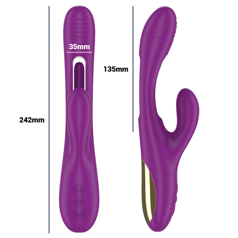 Intense – Apolo Wiederaufladbarer Multifunktionsvibrator 7…
