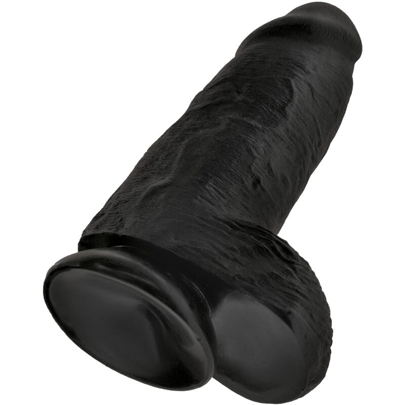 King Cock – Polliger Realistischer Penis 23 cm Schwarz