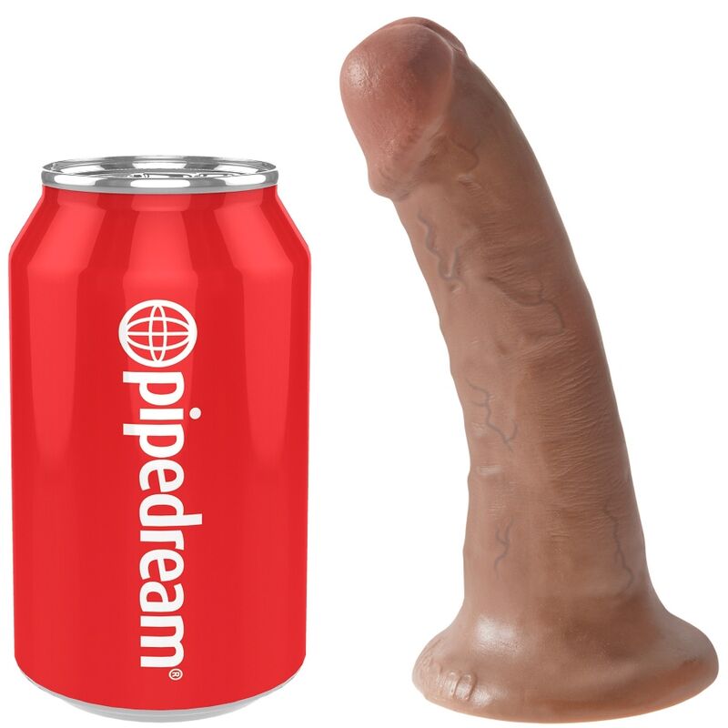 King Cock – Realistischer Penis 15 cm Karamell