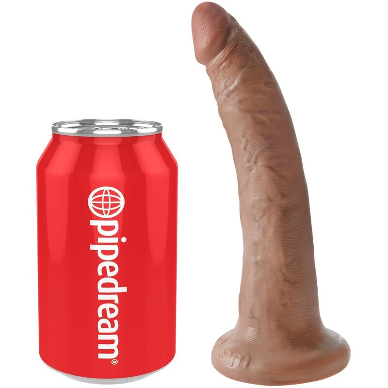 King Cock – Realistischer Penis 17.5 cm Karamell