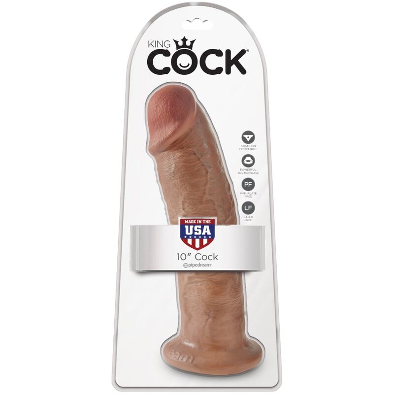 King Cock – Realistischer Penis 24 cm Karamell