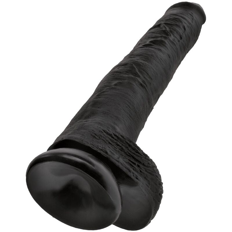 King Cock – Realistischer Penis mit Eier 30.5 cm Schwarz