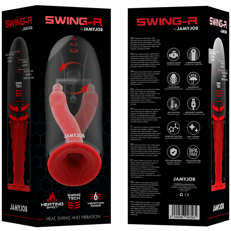 Jamyjob – Swing-R Heizeffekt, Swing Tech und Vibrations-Masturbator