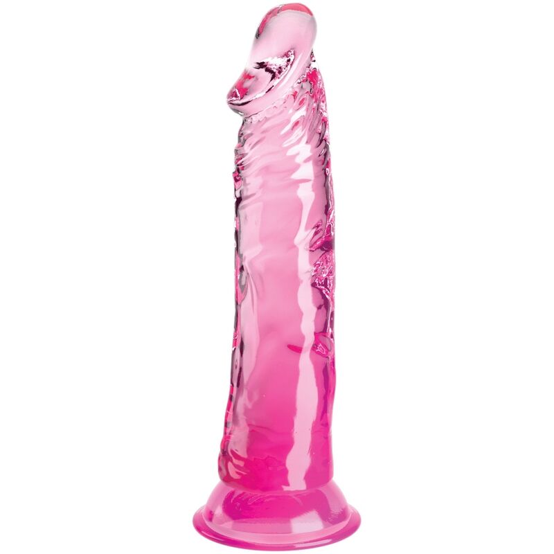 King Cock – Clear Realistischer Penis 19.7 cm Rosa