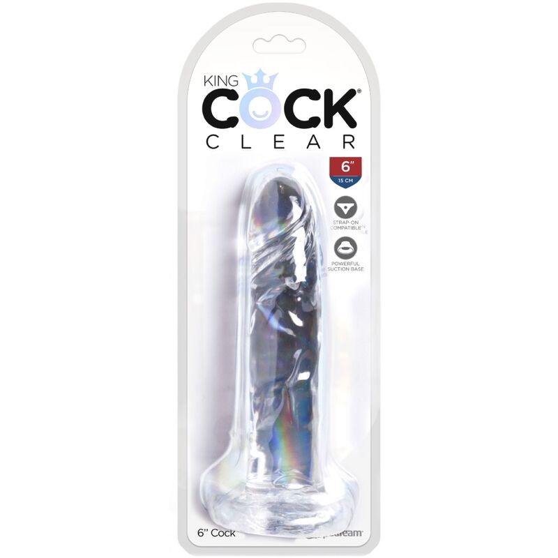 King Cock – Clear Realistischer Penis 15.5 cm Transparent
