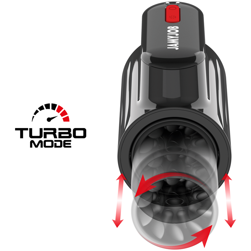 Jamyjob – Vortex-STOß- und 360-Drehbarer Tech-Turbo-Modus-Masturbator