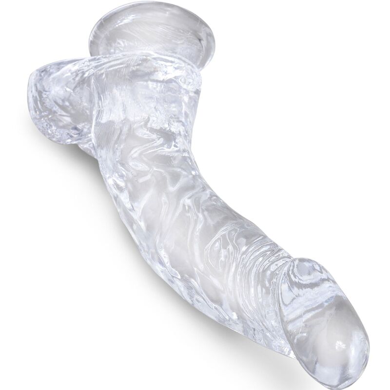 King Cock – Clear Realistisch Gebogener Penis mit 16.5 cm…