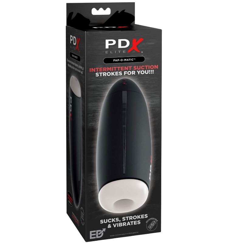 PDX Elite Stroker Fap-o-matic Sauger & Vibrator Masturbator