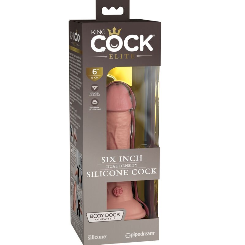 King Cock – Elite Realistischer Silikondildo 15.2 cm