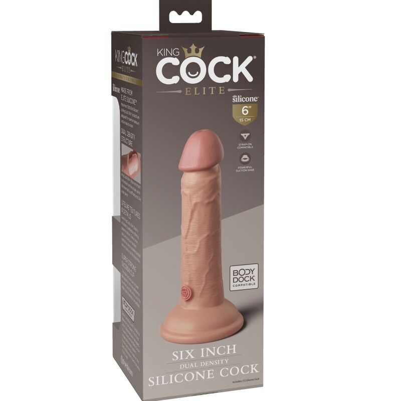King Cock – Elite Realistischer Silikondildo 15.2 cm