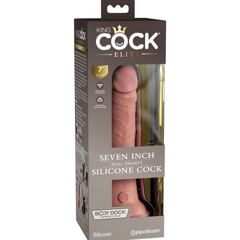 King Cock – Elite Realistischer Silikondildo 17.8 cm