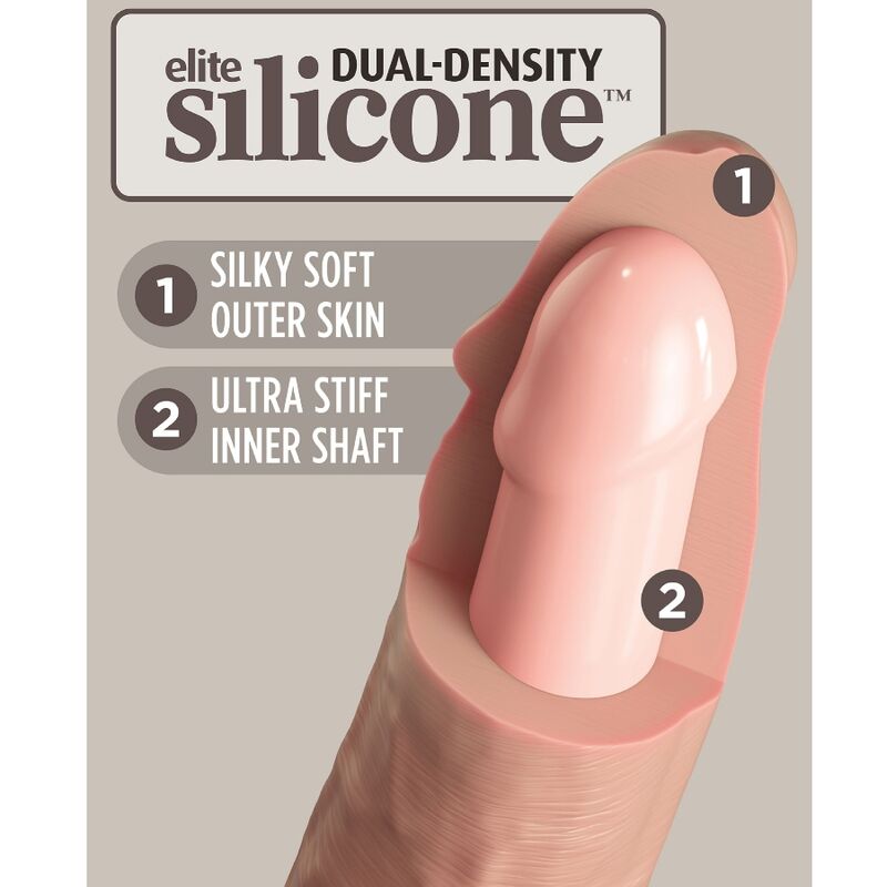 King Cock – Elite Realistischer Silikondildo 20.3 cm