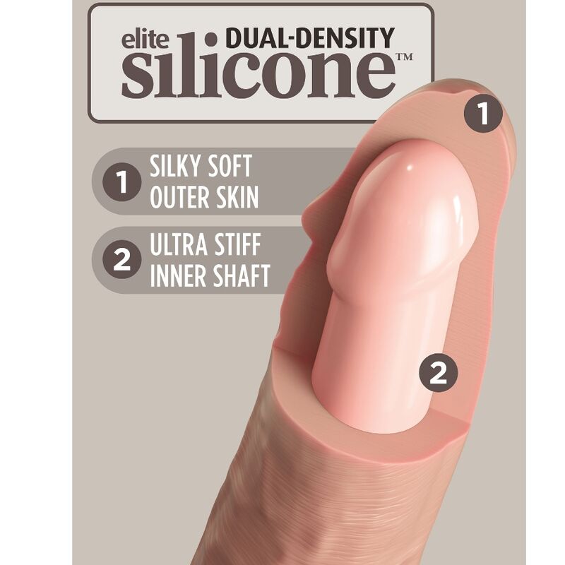 King Cock – Elite Realistischer Silikondildo 23 cm