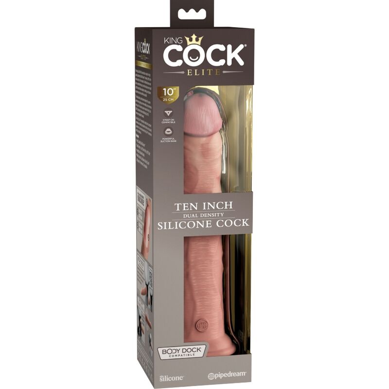 King Cock Elite Realistischer Silikondildo 25.4 CM