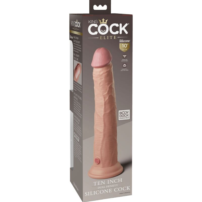 King Cock Elite Realistischer Silikondildo 25.4 CM