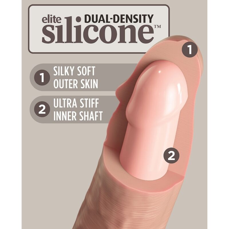 King Cock – Elite Realistischer Silikondildo 28 cm