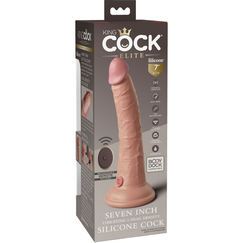 King Cock – Elite Realistischer Dildo Vibrator & Silikon…