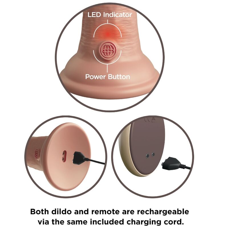 King Cock – Elite Realistischer Dildo Vibrator & Silikon…