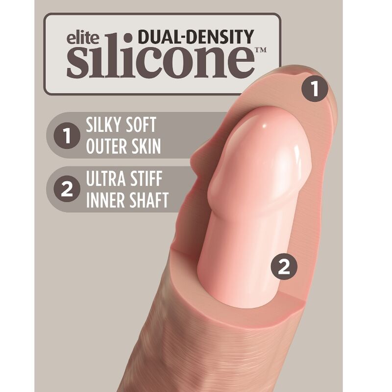 King Cock – Elite Realistischer Dildo Vibrator & Silikon…