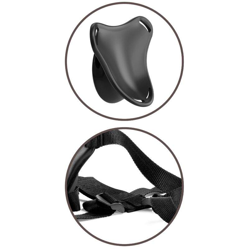 King Cock – Elite Verstellbares Gurt mit Dildo 15.2 cm für Anfnger