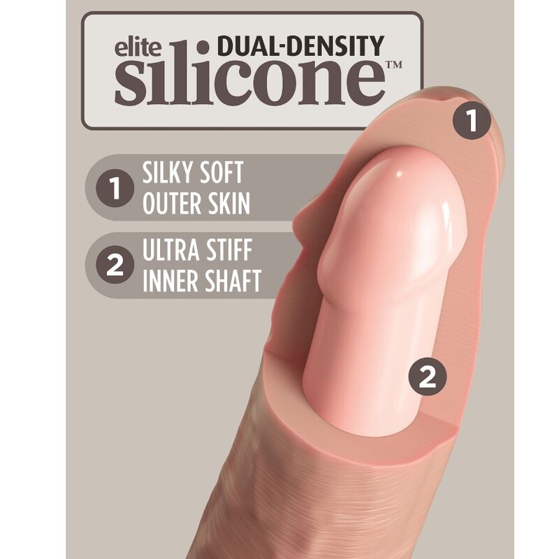 King Cock – Elite Verstellbares Gurt mit Dildo 15.2 cm für Anfnger