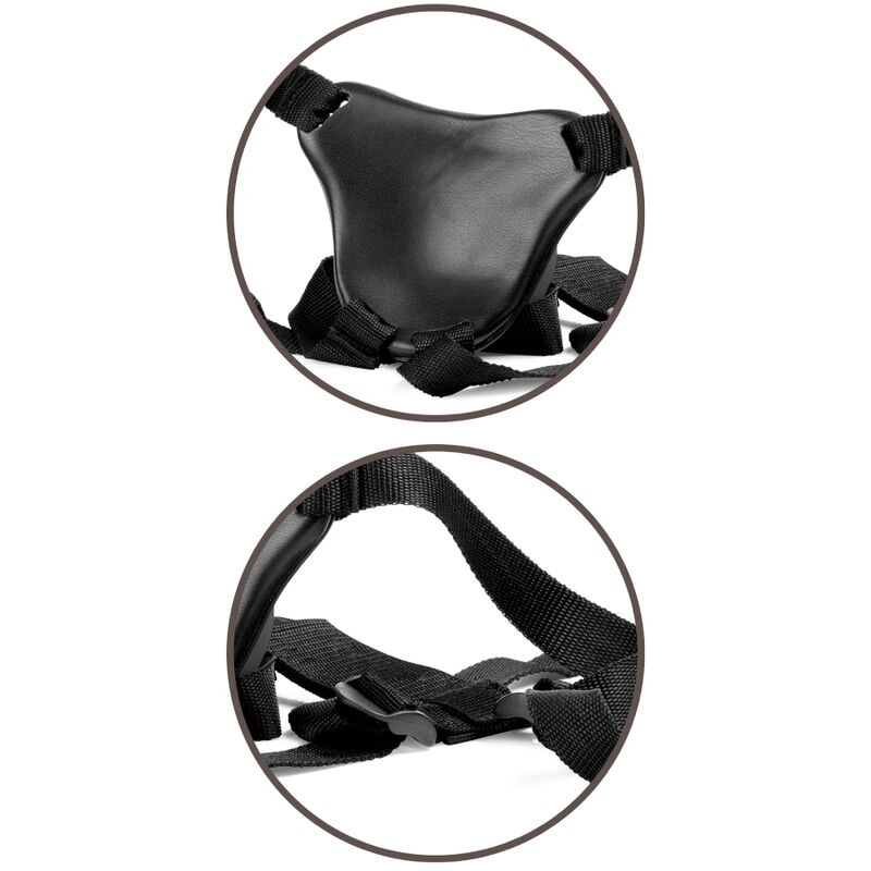 King Cock Elite Deluxe Verstellbares Harness-kit Ring mit Hoden &...