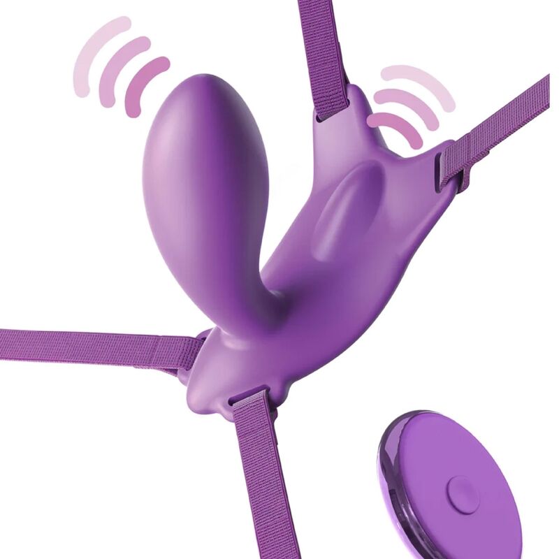Fantasy For Her G-spot-schmetterlingsgeschirr mit Vibrator,...