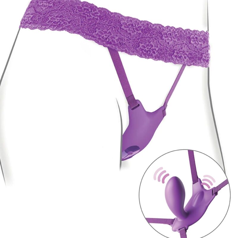 Fantasy For Her G-spot-schmetterlingsgeschirr mit Vibrator,...