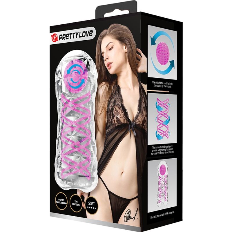 Pretty Love – Fantasy Mnnlicher Masturbator mit Innenspirale und…