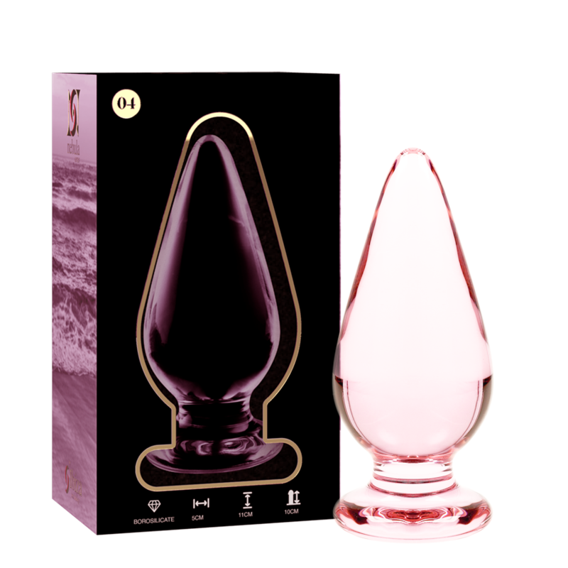 Nebula Series By Ibiza – Modell 4 Analplug Borosilikatglas Rosa 11…