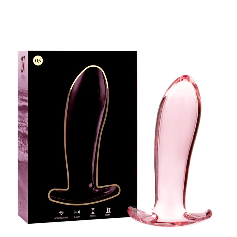 Nebula Series By Ibiza – Modell 5 Analplug Borosilikatglas Rosa…