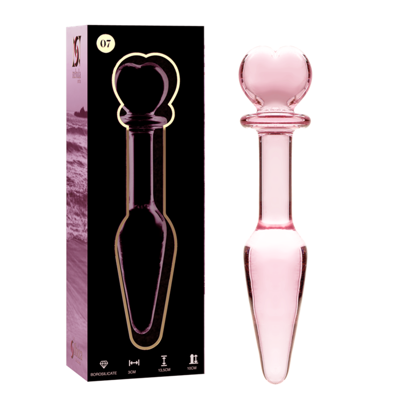 Nebula Series By Ibiza – Modell 7 Analplug Borosilikatglas Rosa…