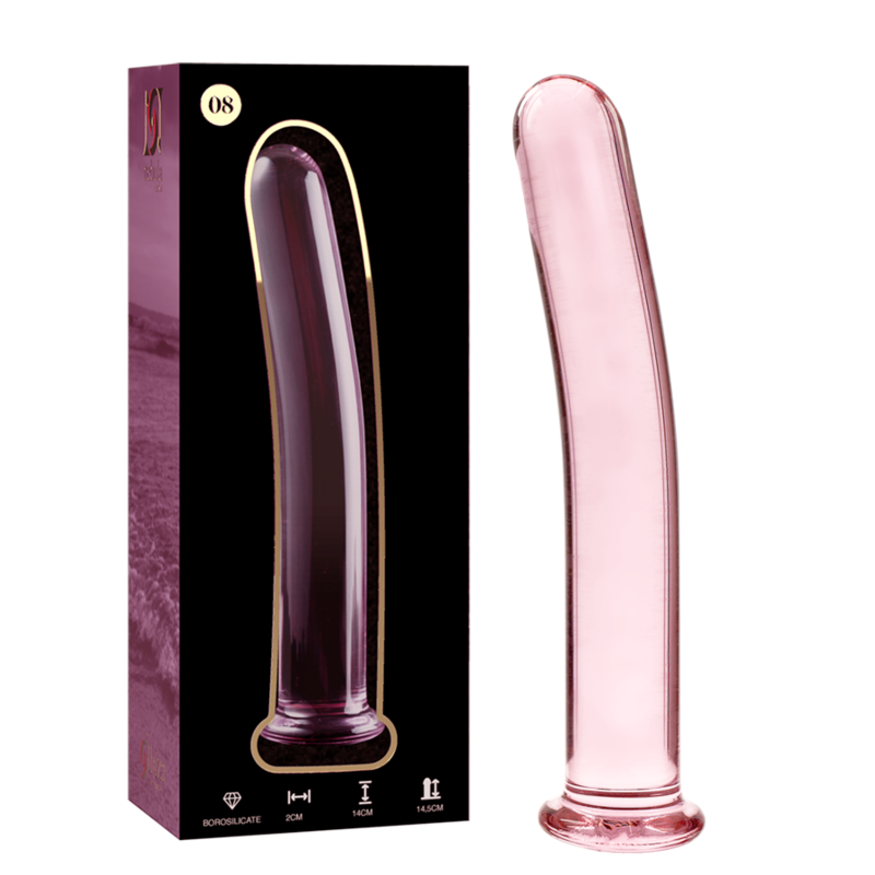 Nebula Series By Ibiza – Modell 8 Dildo Borosilikatglas Rosa 14.5…