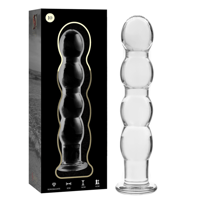 Nebula by Ibiza Modell 10 Dildo Borosilikatglas Klar 16.5 CM Ø 3.5 CM