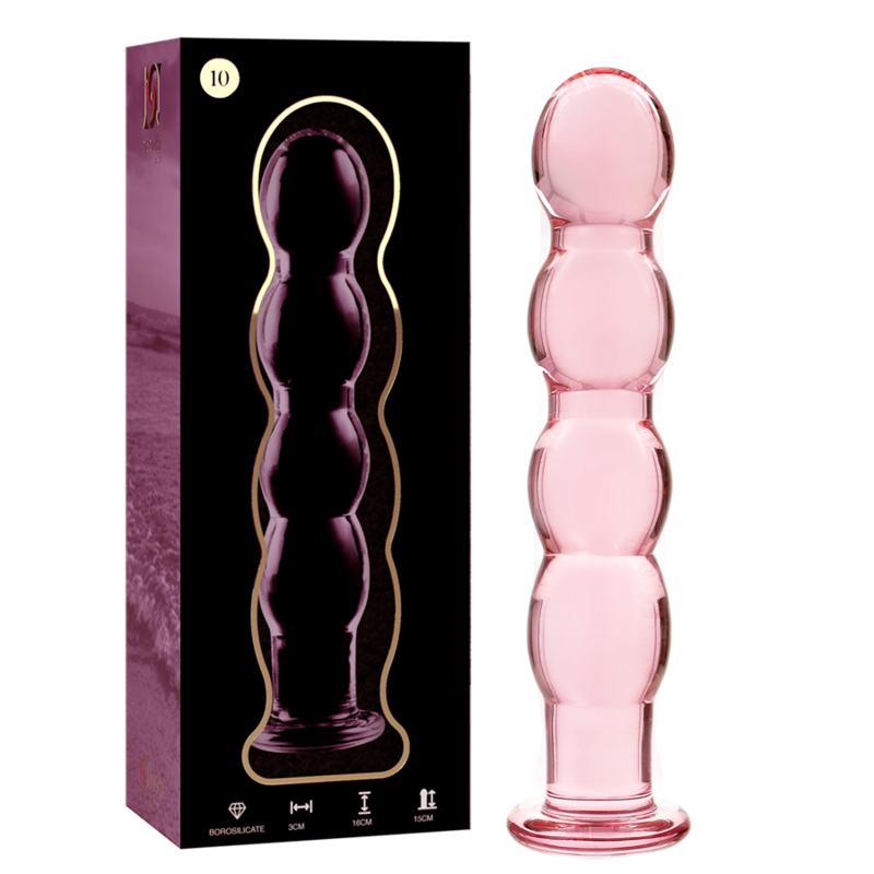 Nebula by Ibiza Modell 10 Dildo Borosilikatglas Rosa 16.5 CM Ø 3.5 CM