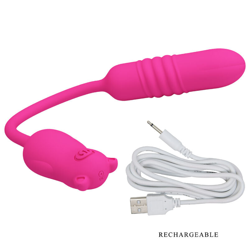 Pretty Love – Nobikuma Rosa Silikon-Vibrierbullet