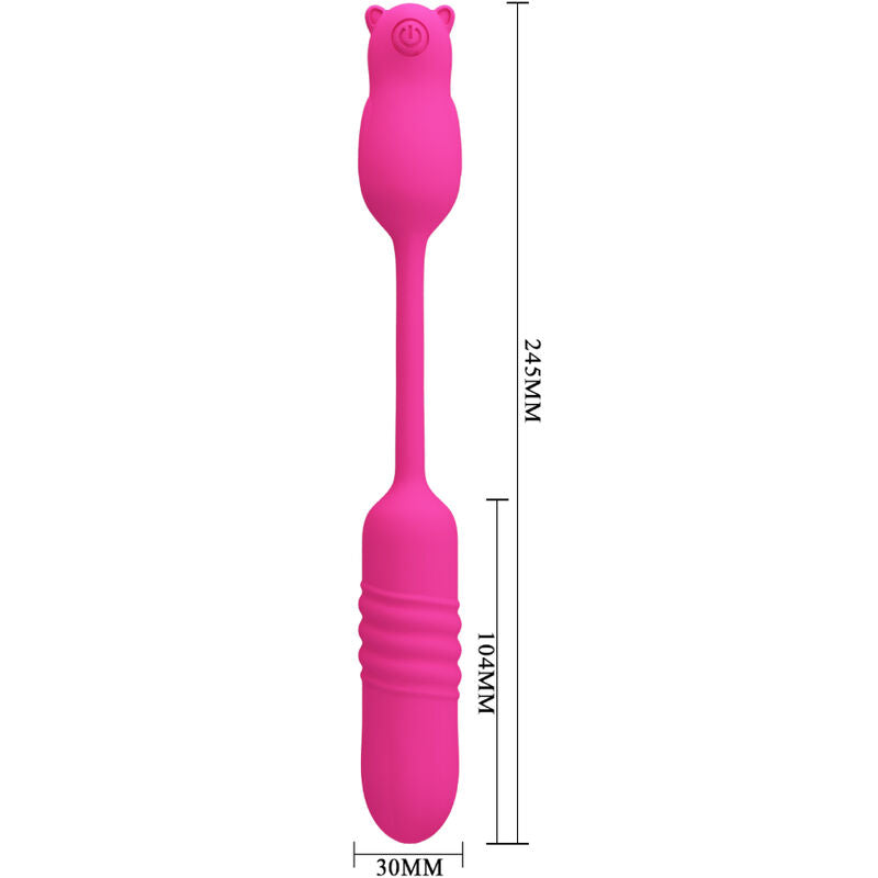 Pretty Love – Nobikuma Rosa Silikon-Vibrierbullet
